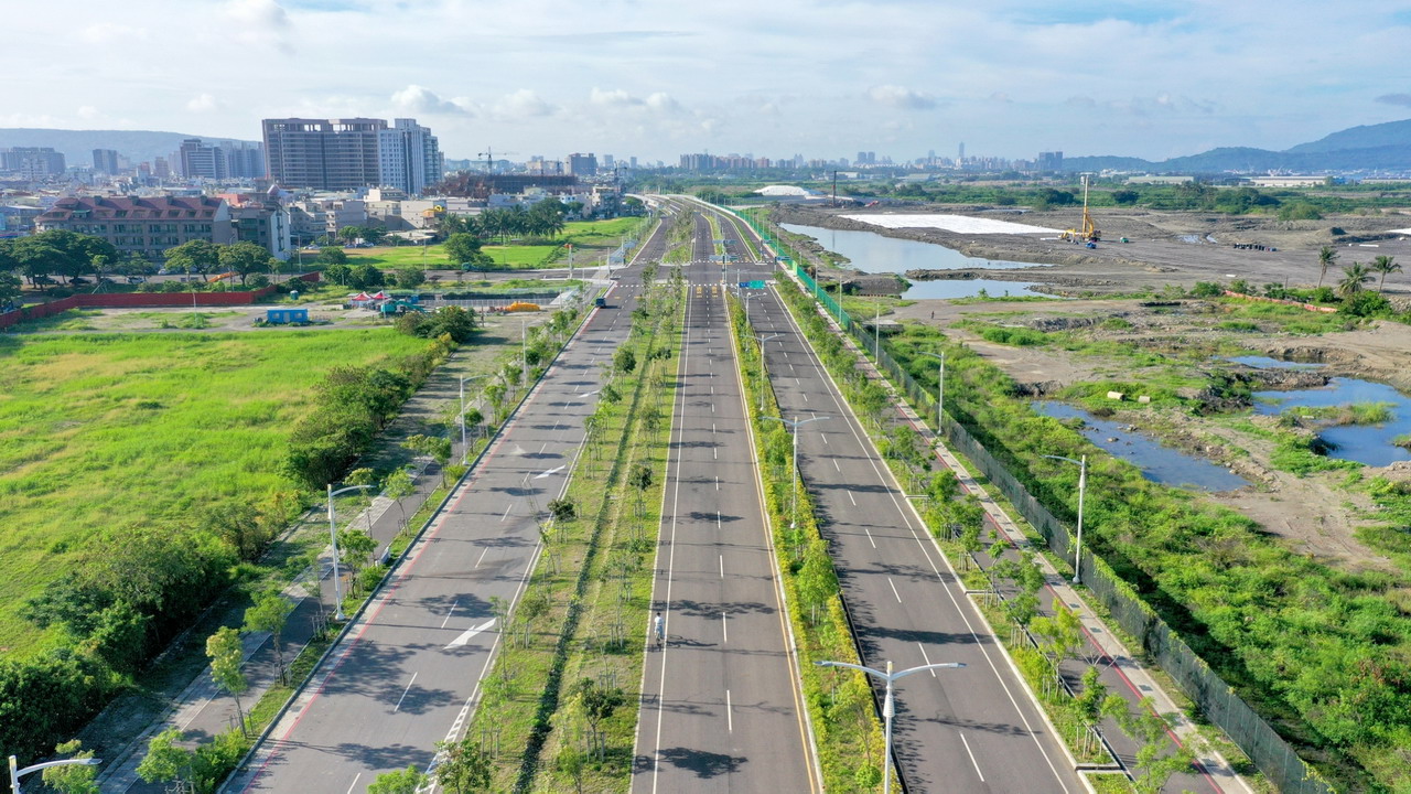 高市新闢南北向快速道路　濱海聯外道路北段通車啟用