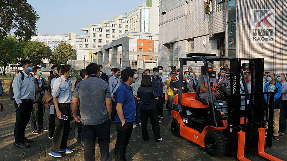 預防操作盲區　高市勞工局推廣堆高機智能車載安全系統