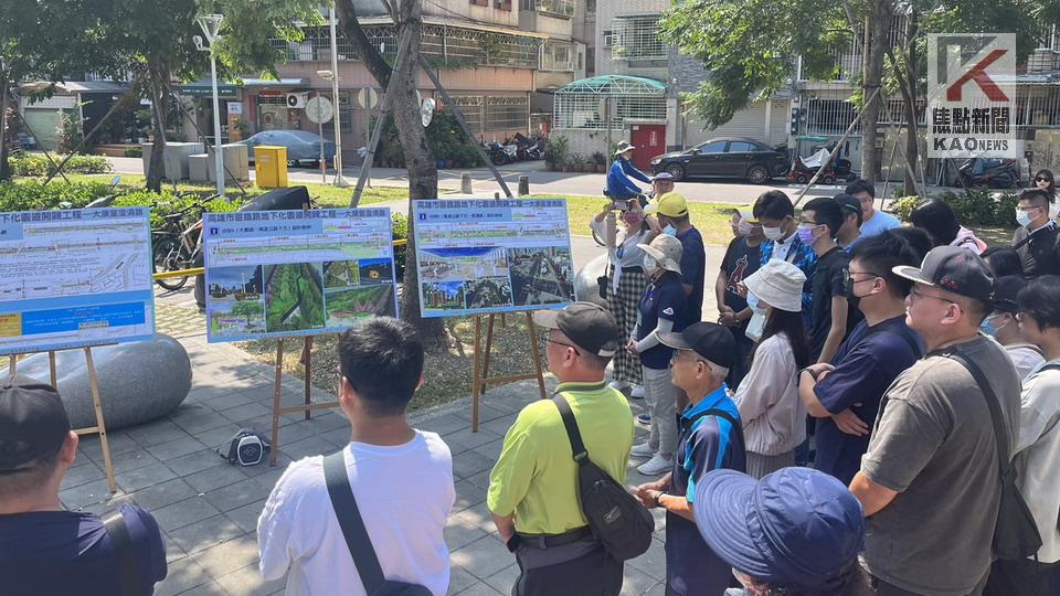 高市鐵路地下化軌道變園道　桃市府道安團隊蒞臨參訪