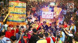 林園鳳芸宮海巡媽回鑾安座　陳其邁親臨扶轎