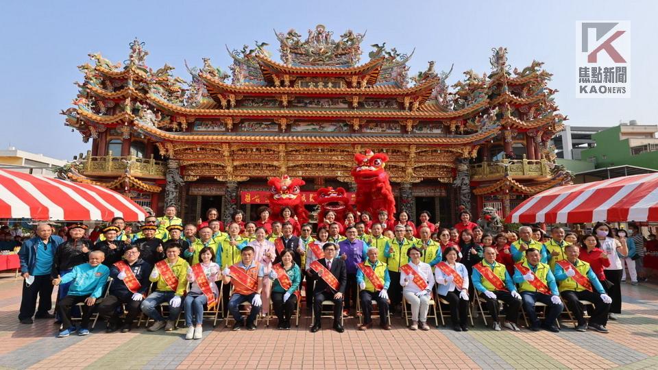 高市青雲宮修建慶成　舉辦揭牌大典