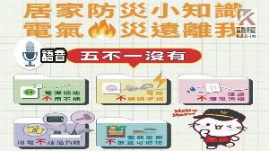 語音／用火用電要注意　安心安全過好年