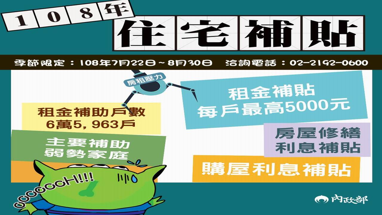 實踐居住正義　內政部：多管齊下健全房市