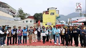 高市茂林舉辦布魯布沙吊橋拓寬啟用暨區公所重建動土典禮　