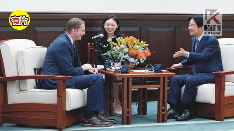 影／總統接見「布魯金斯研究院」學者專家訪問團