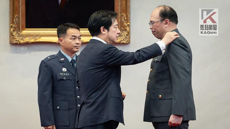影／總統主持將官晉任授階典禮　盼持續精進國防戰力　