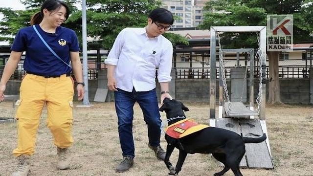  「國際搜救犬日」　陳其邁慰勉消防局搜救犬隊 