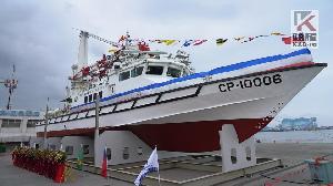 台船舉辦財政部關務署 100噸級巡緝艇「海雄艇」交船典禮