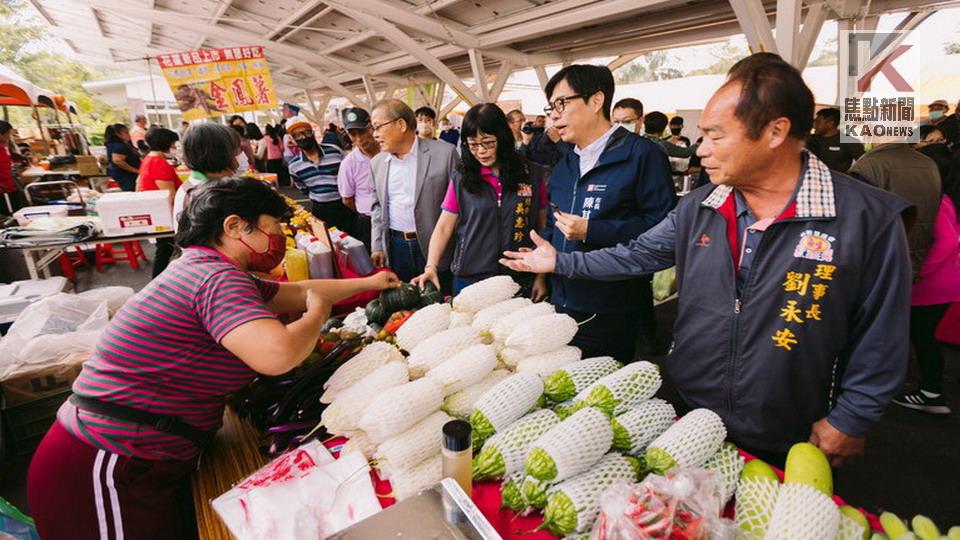 杉林瓜瓜節　陳其邁：瓜果品質優良　感謝市農會力挺