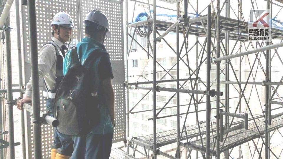 高市勞工局颱風過後進場督促工作場所安檢復原