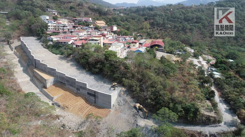 改善萬山部落居住安全　茂林崩塌地處理工程完工　