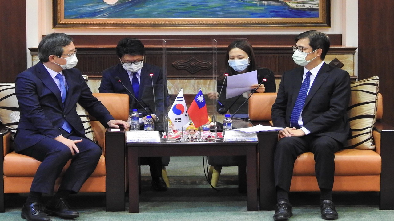 韓國代表首度訪高　陳其邁：盼疫情後兩國迅速恢復交流