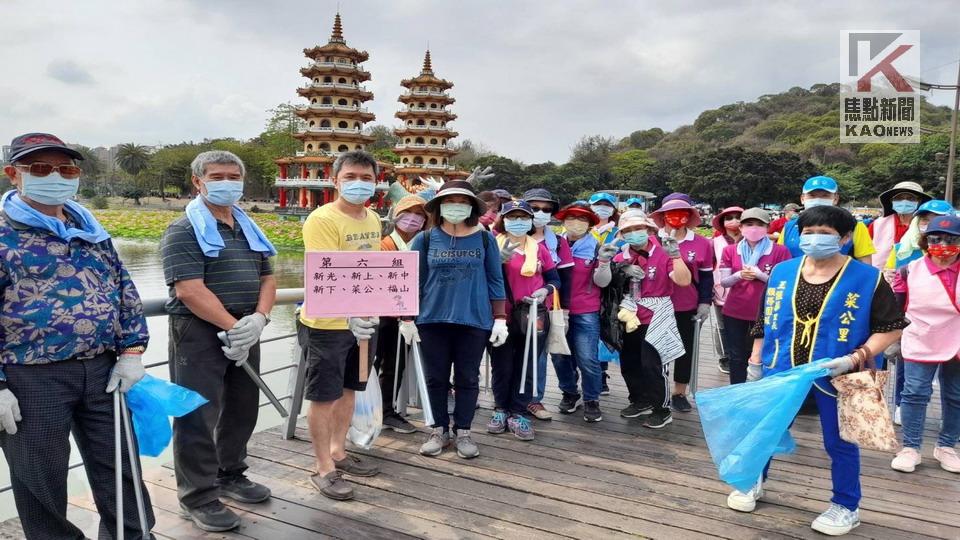 響應世界地球日　左營蓮池潭春季辦理淨潭活動