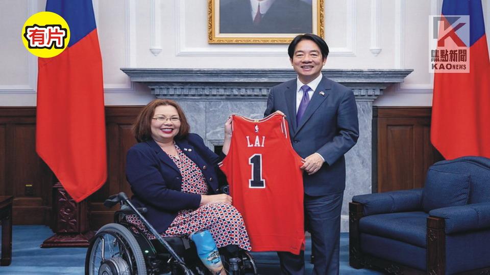 影／美聯邦參議員訪臺　賴清德盼臺美緊密交流合作