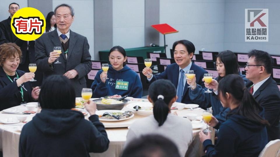 影／總統與家扶兒少春節圍爐　期許在夢想道路上持續前進　