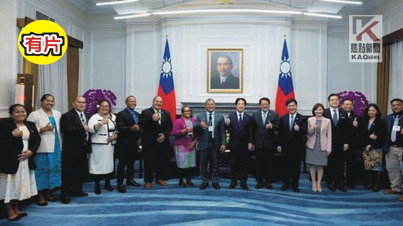 影／總統接見吐國副總理兼財政及經濟部長倪樂索尼伉儷