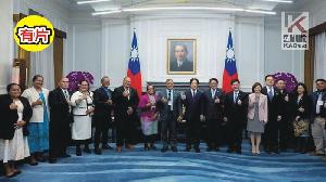 影／總統接見吐國副總理兼財政及經濟部長倪樂索尼伉儷