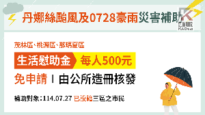 加速災後復原　陳其邁：山區原住民受災加發500元慰助金