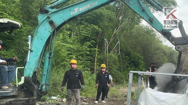 馬頭山棄置行為人逾期不清 　高市府代為清理追訴求償行為人