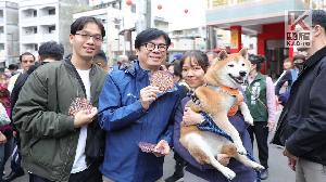 連跑五廟！ 　陳其邁親送蛇年小紅包人氣爆棚