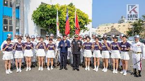 114年敦睦遠航訓練高港舉行歡迎儀式　陳其邁：全力支持海軍