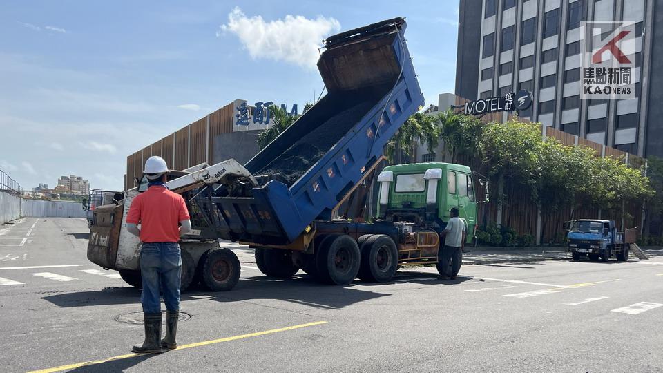 前鎮瑞田街路面龜裂　高市府要求廠商立即修復完成