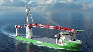 台船公司打造台灣首艘大型浮吊船　落實離岸風電在地化任務