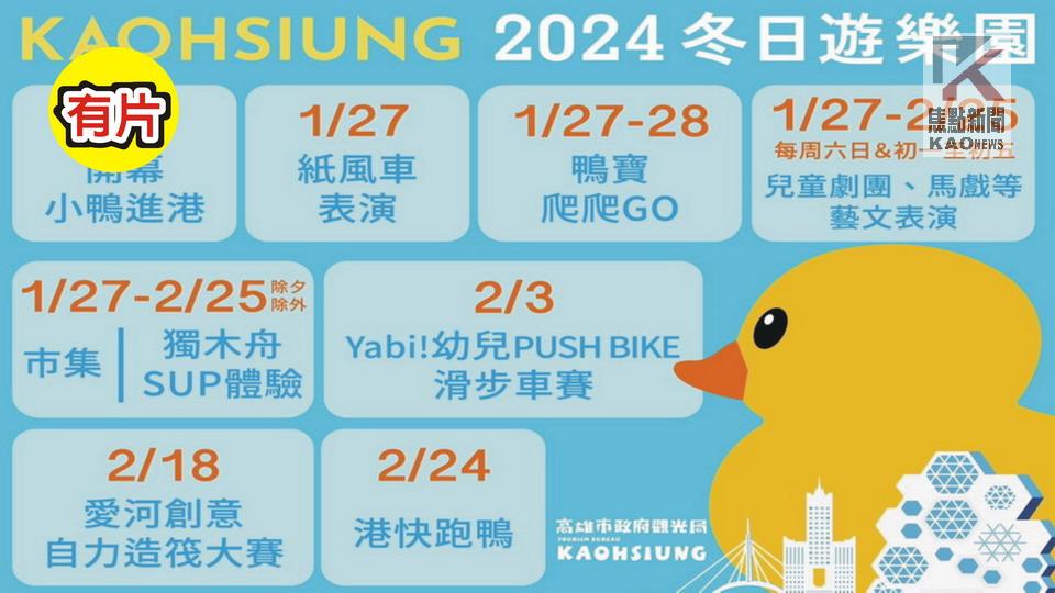 影／2024 高雄冬日遊樂園　1/27登場