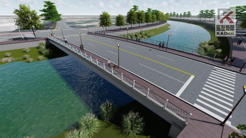 岡山筧橋改建順利上樑　預計年底完工