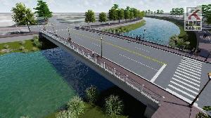 岡山筧橋改建順利上樑　預計年底完工