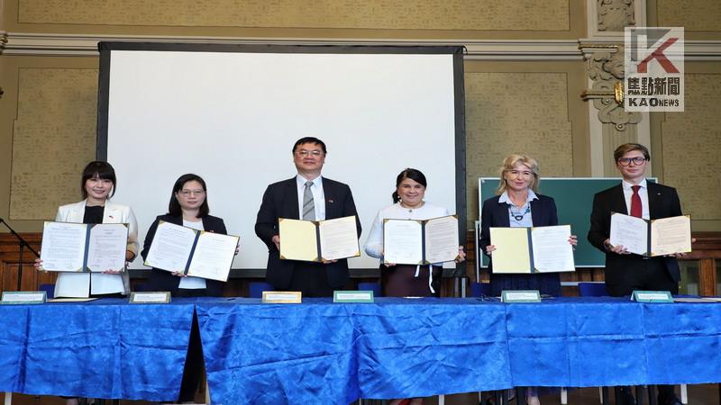 仁武高中締結姊妹校　高市府訪團拜訪波蘭卡托維茲第三中學