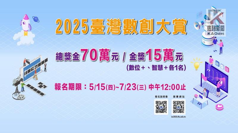 數創再升級！　「2025臺灣數創大賞」強勢登場