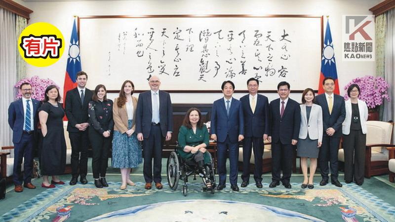 影／總統接見美國聯邦參議員達克沃絲訪問團