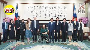 影／總統接見美國聯邦參議員達克沃絲訪問團