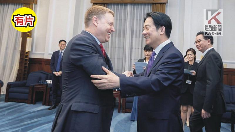 影／總統接見美保衛民主基金會訪團　期盼深化臺美戰略關係