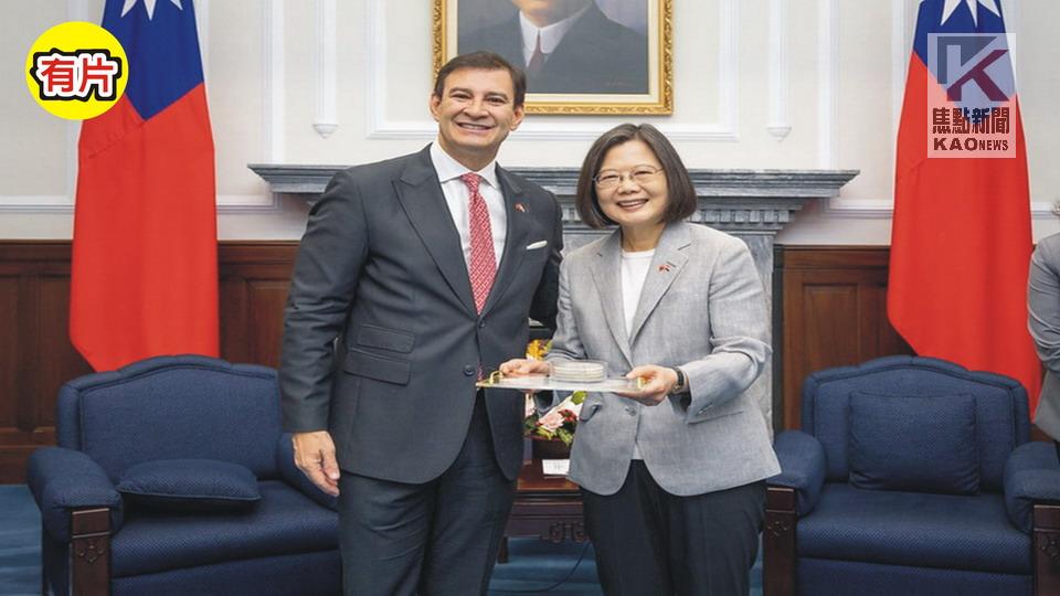 影／接見巴拉圭國會參議院議長　蔡英文盼臺巴持續深化交流