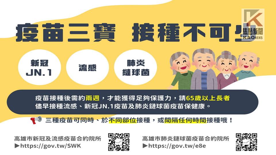 快顧健康！　公費流感疫苗即日起開放全民接種至疫苗用罄