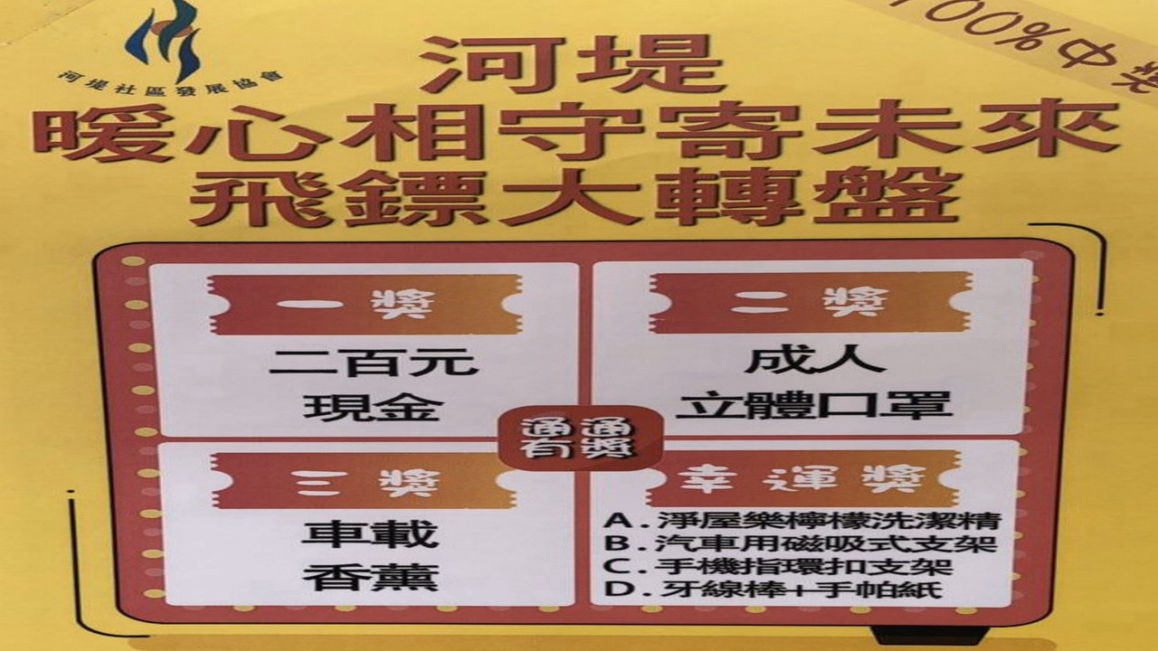 河堤社區響應暖心運動　祭折扣集點等優惠